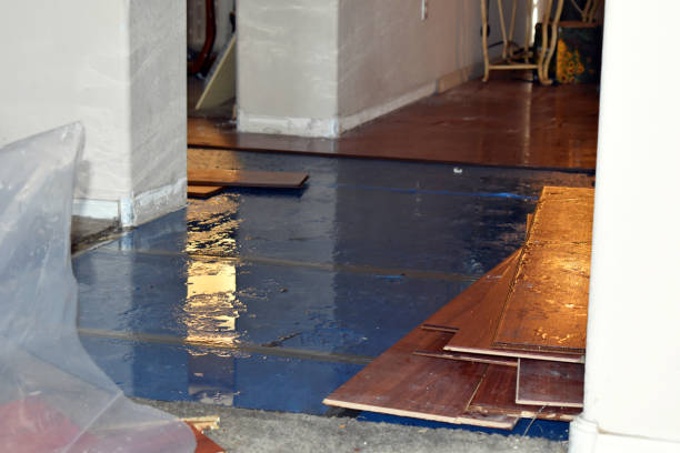 Professional Emergency Water Damage Restoration technician working in Westminster, MA